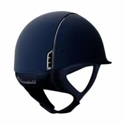 Helmet Samshield Shadowmatt Chrome Silver 15 Helmet Samshield Shadowmatt Chrome Silver -Equestrian Equipment Store 120 Samshield Shadowmatt BlueBack