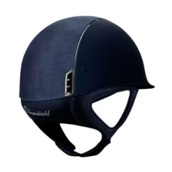 Helmet Samshield Shadowmatt Alcantara Chrome Silver 13 Helmet Samshield Shadowmatt Alcantara Chrome Silver -Equestrian Equipment Store 1377 Samshield ShadowmattAlcantara BlueBack