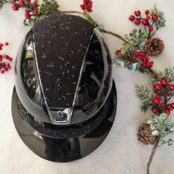 Helmet Samshield Miss Shield Glossy Crystal Leaf Chrome Silver -Equestrian Equipment Store 20221116 100543 JS