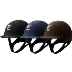 Helmet Samshield Alcantara Sparkling Chrome Silver -Equestrian Equipment Store 5632 Samshield AlcantaraSparkling Overzicht