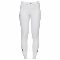 Breeches Cavalleria Toscana Line System Full Grip Jersey Kids -Equestrian Equipment Store Breeches CT LineSystemFullGrip Kids White 2