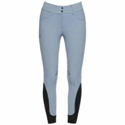 Breeches Cavalleria Toscana Team Red Stripe Full Grip -Equestrian Equipment Store Breeches CT TeamRedStripeFullGrip IceBlue 2