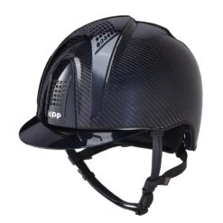 Helmet KEP Italia E-Light Carbon -Equestrian Equipment Store CARB009.S.BLK Helmet KEP Italia E Light Carbon Shine Blue 1