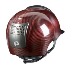 Helmet KEP Italia E-Light Carbon -Equestrian Equipment Store CARB009.S.BLK Helmet KEP Italia E Light Carbon Shine Red Grey 2