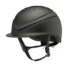 Special Offer - Charles Owen Luna - Black Matte - 59 / 60 -Equestrian Equipment Store CO 008 Luna BlackMatte