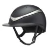 Special Offer - Charles Owen Halo Luxe - Black Matte - 58 -Equestrian Equipment Store CO 018 HaloLuxe BlackGloss Platinum