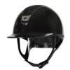 Helmet Samshield 2.0 Glossy Alcantara Chrome Black Crystal Fabric 2 Helmet Samshield 2.0 Glossy Alcantara Chrome Black Crystal Fabric -Equestrian Equipment Store Cap Samshield 2GlossyMetAlcantara 14587 Black 1