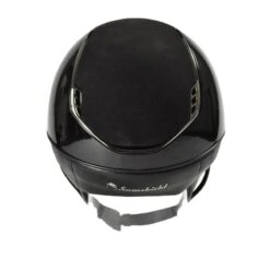 Helmet Samshield 2.0 Glossy Alcantara Chrome Black Crystal Fabric -Equestrian Equipment Store Cap Samshield 2GlossyMetAlcantara 14587 Black 3