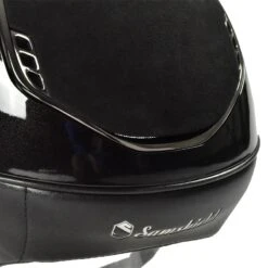 Helmet Samshield 2.0 Glossy Alcantara Chrome Black Crystal Fabric -Equestrian Equipment Store Cap Samshield 2GlossyMetAlcantara 14587 Black 4
