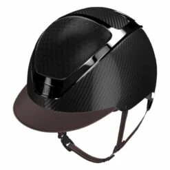 Helmet Kask Dogma Carbon Shine Chrome Tan -Equestrian Equipment Store Helm Kask Dogma Carbon Shine Chrome Bruin Custom 1