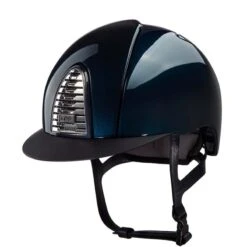 Helmet KEP Italia Cromo 2.0 Shine 10 Helmet KEP Italia Cromo 2.0 Shine -Equestrian Equipment Store K061 KEP Italia Cromo 2.0 Shine Blue Front