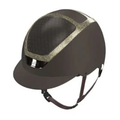 Helmet Kask Dogma Prestige Crystals Frame -Equestrian Equipment Store Ksk 04 Kask DogmaPrestigeCrystalsFrame Brown 1