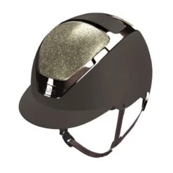 Helmet Kask Dogma Prestige Chrome Crystals Carpet 15 Helmet Kask Dogma Prestige Chrome Crystals Carpet -Equestrian Equipment Store Ksk 05 Kask DogmaPrestigeChromeCrystalsCarpet Brown 1