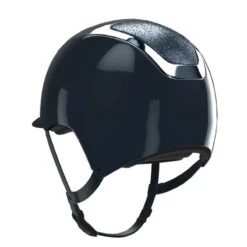 Helmet Kask Dogma Pure Shine Chrome Crystals Carpet -Equestrian Equipment Store Ksk 07 Kask DogmaPureShineChromeCrystalCarpet Blue 2