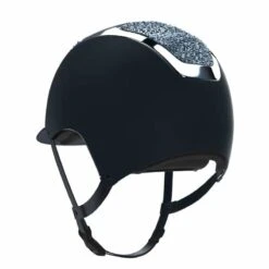 Helmet Kask Dogma Prestige Chrome Crystals Galuchat 13 Helmet Kask Dogma Prestige Chrome Crystals Galuchat -Equestrian Equipment Store Ksk 10 Kask DogmaPrestigeChromeCrystalsGaluchat Blue 2