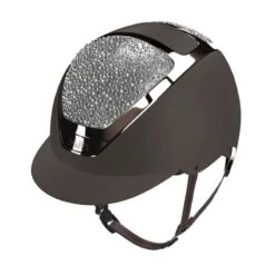 Helmet Kask Dogma Prestige Chrome Crystals Galuchat 14 Helmet Kask Dogma Prestige Chrome Crystals Galuchat -Equestrian Equipment Store Ksk 10 Kask DogmaPrestigeChromeCrystalsGaluchat Brown 1
