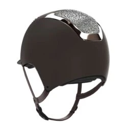 Helmet Kask Dogma Prestige Chrome Crystals Galuchat 15 Helmet Kask Dogma Prestige Chrome Crystals Galuchat -Equestrian Equipment Store Ksk 10 Kask DogmaPrestigeChromeCrystalsGaluchat Brown 2