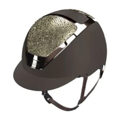 Helmet Kask Dogma Prestige Chrome Crystals On The Rocks -Equestrian Equipment Store Ksk 13 Kask DogmaPrestigeChromeCrystalsOnTheRocks Brown 1