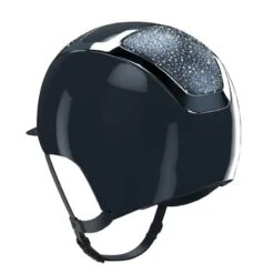 Helmet Kask Dogma Pure Shine Chrome Crystals On The Rocks -Equestrian Equipment Store Ksk 14 Kask DogmaPureShineChromeCrystalsOnTheRocks Blue 2