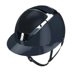 Helmet Kask Starlady Pure Shine Chrome -Equestrian Equipment Store Ksk 17 Kask StarladyPureShineChrome Blue 1