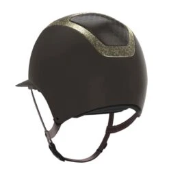 Helmet Kask Starlady Prestige Crystals Frame 15 Helmet Kask Starlady Prestige Crystals Frame -Equestrian Equipment Store Ksk 19 Kask StarladyPrestigeCrystalsFrame Brown 2