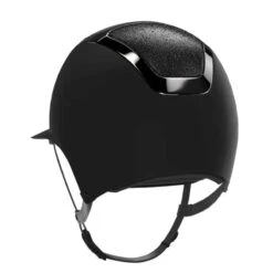 Helmet Kask Starlady Prestige Chrome Crystals Carpet -Equestrian Equipment Store Ksk 20 Kask StarladyPrestigeChromeCrystalsCarpet Black 2
