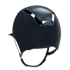 Helmet Kask Starlady Prestige Chrome Crystals Carpet -Equestrian Equipment Store Ksk 20 Kask StarladyPrestigeChromeCrystalsCarpet Blue 2