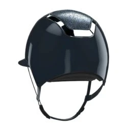 Helmet Kask Starlady Pure Shine Chrome Crystals Carpet -Equestrian Equipment Store Ksk 22 Kask StarladyPureShineChromeCrystalsCarpet Blue 2