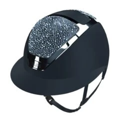Helmet Kask Starlady Prestige Chrome Crystals Galuchat 13 Helmet Kask Starlady Prestige Chrome Crystals Galuchat -Equestrian Equipment Store Ksk 25 Kask StarladyPrestigeChromeCrystalsGaluchat Blue 1