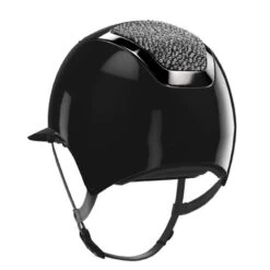 Helmet Kask Starlady Pure Shine Chrome Crystals Galuchat -Equestrian Equipment Store Ksk 26 Kask StarladyPureShineChromeCrystalsGaluchat Black 2