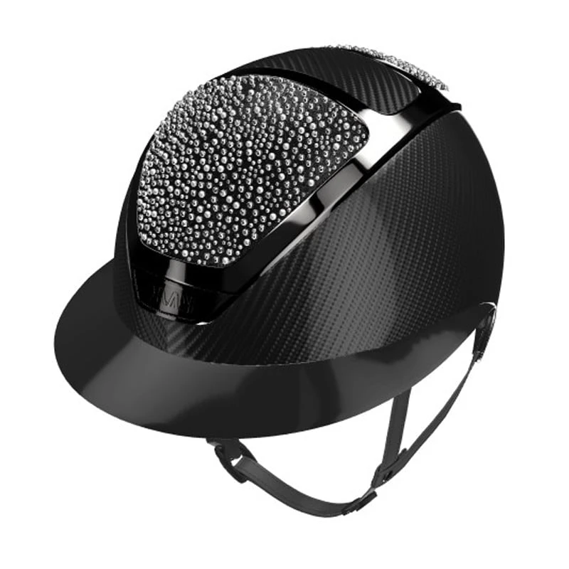 Helmet Kask Starlady Carbon Shine Chrome Crystals Galuchat 4 Helmet Kask Starlady Carbon Shine Chrome Crystals Galuchat - Image 2