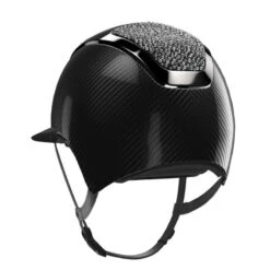 Helmet Kask Starlady Carbon Shine Chrome Crystals Galuchat 7 Helmet Kask Starlady Carbon Shine Chrome Crystals Galuchat -Equestrian Equipment Store Ksk 27 Kask StarladyCarbonShineChromeCrystalsGaluchat Black 2