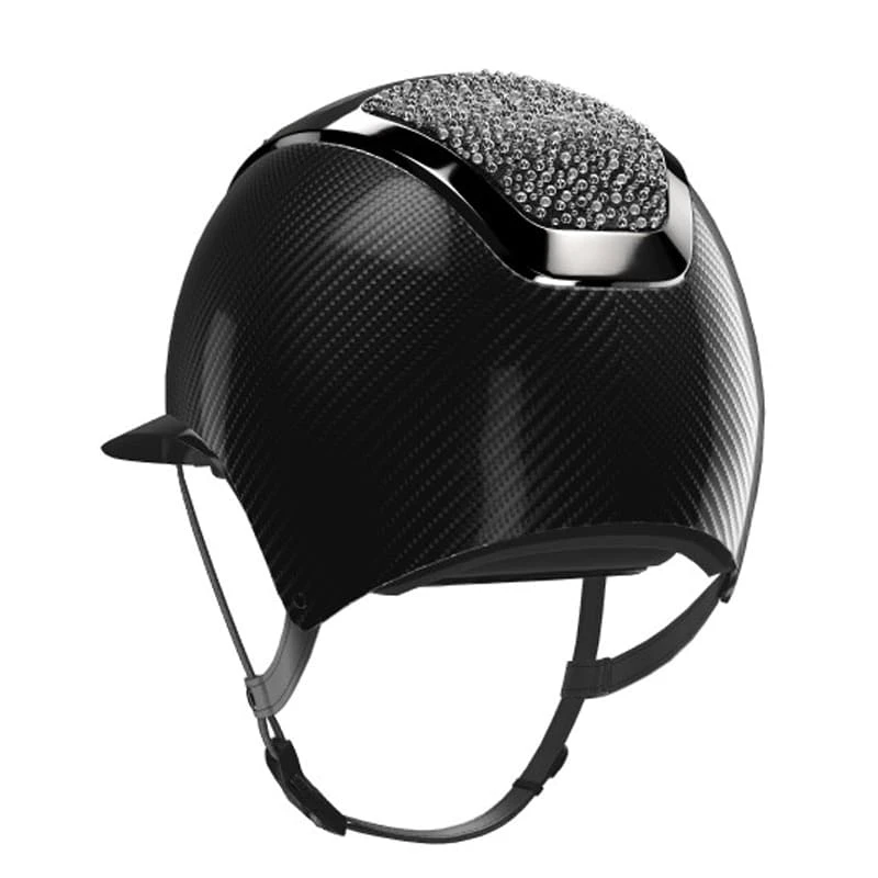Helmet Kask Starlady Carbon Shine Chrome Crystals Galuchat 5 Helmet Kask Starlady Carbon Shine Chrome Crystals Galuchat - Image 3