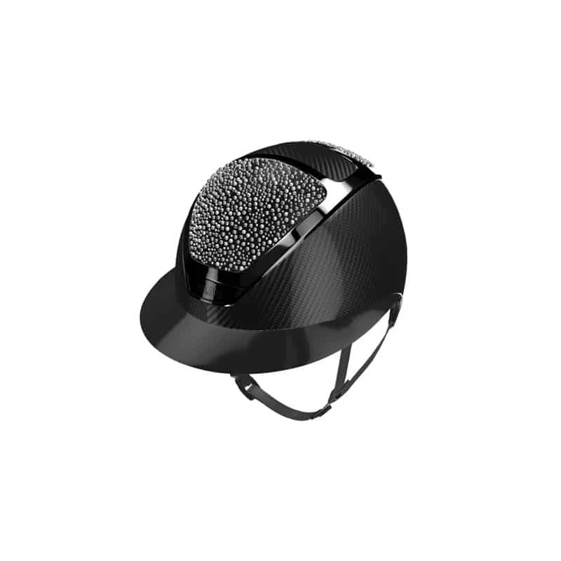 Helmet Kask Starlady Carbon Shine Chrome Crystals Galuchat 3 Helmet Kask Starlady Carbon Shine Chrome Crystals Galuchat