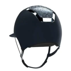 Helmet Kask Starlady Prestige Chrome Crystals On The Rocks -Equestrian Equipment Store Ksk 28 Kask StarladyPrestigeChromeCrystalsOnTheRocks Blue 2