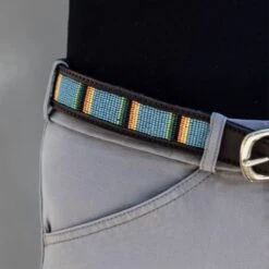 Belt Kentucky Pearls Light Blue -Equestrian Equipment Store LightBlue 3