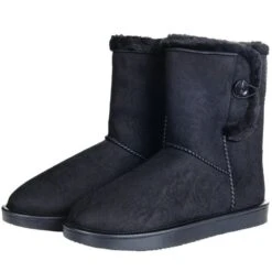 Outdoor Boots HKM Davos Button 15 Outdoor Boots HKM Davos Button -Equestrian Equipment Store Outdoor boots HKM Davos Button 125636500 Black