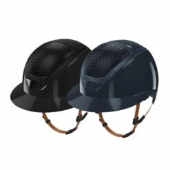 Helmet Kask Starlady Pure Shine Crystals Frame Brown Strap