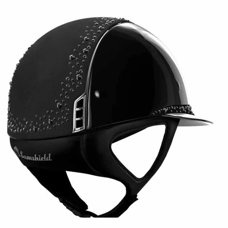 Helmet Samshield Miss Shield Glossy Night Pearl Chrome Silver 5 Helmet Samshield Miss Shield Glossy Night Pearl Chrome Silver - Image 3