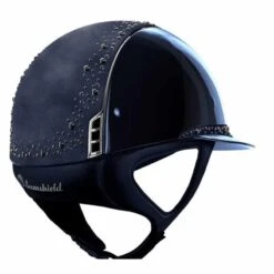 Helmet Samshield Miss Shield Glossy Night Pearl Chrome Silver 11 Helmet Samshield Miss Shield Glossy Night Pearl Chrome Silver -Equestrian Equipment Store Rijhelm Samshield Miss Shield Glossy met Night Pearl Top 14638 Blue 2