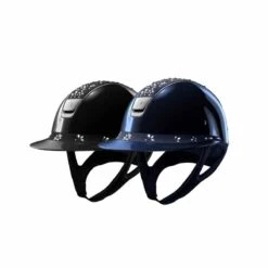 Helmet Samshield Miss Shield Glossy Pearl Drop Chrome Silver