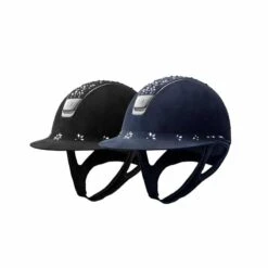 Helmet Samshield Miss Shield Alcantara Pearl Drop Chrome Silver