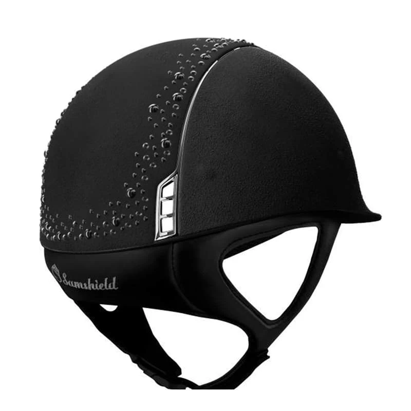 Helmet Samshield Alcantara Night Pearl Chrome Silver 7 Helmet Samshield Alcantara Night Pearl Chrome Silver - Image 5