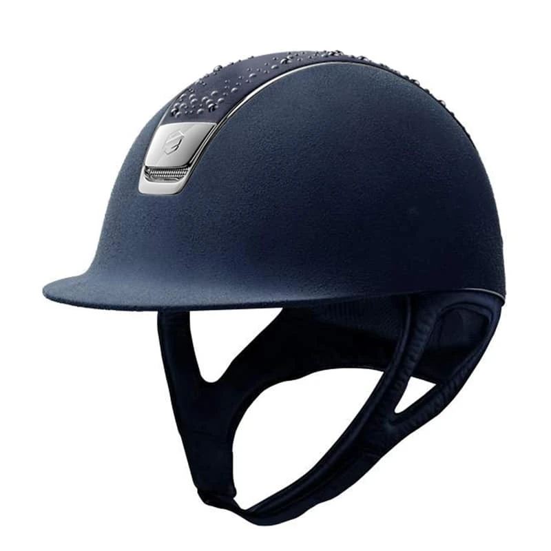 Helmet Samshield Alcantara Night Pearl Chrome Silver 4 Helmet Samshield Alcantara Night Pearl Chrome Silver - Image 2