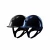 Helmet Samshield Glossy Crystal Fabric Matte Trim 2 Helmet Samshield Glossy Crystal Fabric Matte Trim -Equestrian Equipment Store S009 Samshield Standard Glossy Glossy Crystal Fabric Black Overzicht