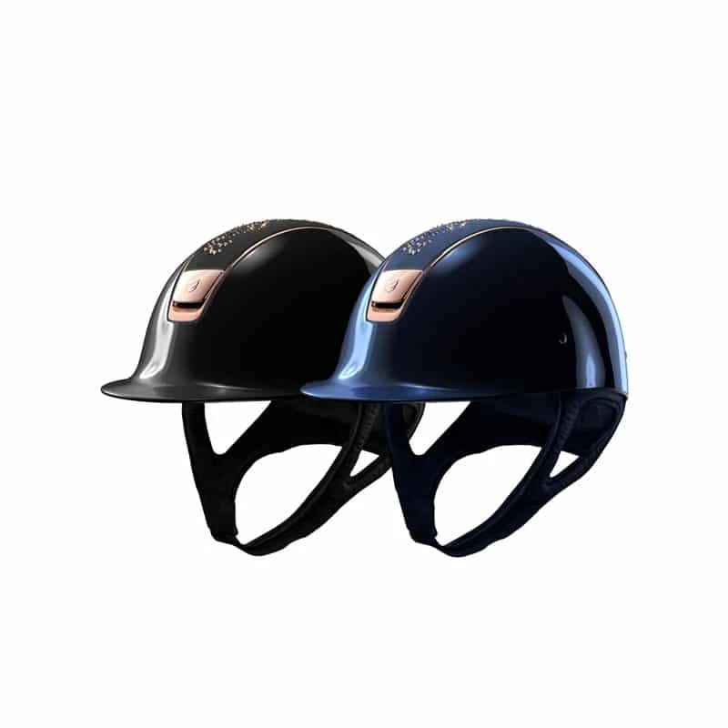 Helmet Samshield Glossy Flower Swarovski Rosegold 3 Helmet Samshield Glossy Flower Swarovski Rosegold