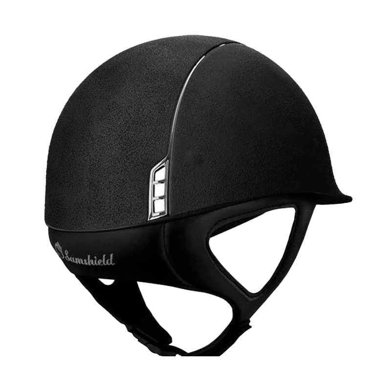 Helmet Samshield Alcantara Crystal Fabric Chrome Silver 5 Helmet Samshield Alcantara Crystal Fabric Chrome Silver - Image 3