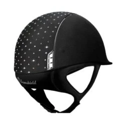 Helmet Samshield Alcantara Fancy Swarovski Chrome Silver 9 Helmet Samshield Alcantara Fancy Swarovski Chrome Silver -Equestrian Equipment Store S046 Samshield Alcantara Fancy Swarovski Chrome silver Black Back