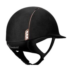 Helmet Samshield Miss Shield Alcantara Rose Gold -Equestrian Equipment Store S057 Samshield Miss Shield Alcantara Alcantara Rosegold Black Back