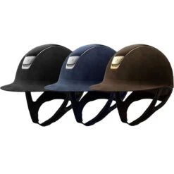 Helmet Samshield Miss Shield Alcantara Leather Chrome